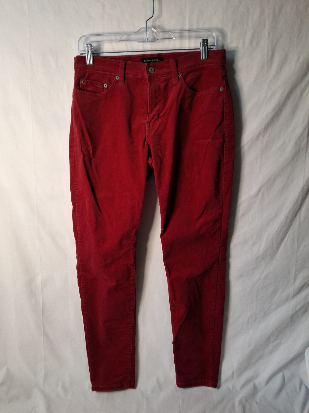 Banana Republic‎ Skinny Pants in Red